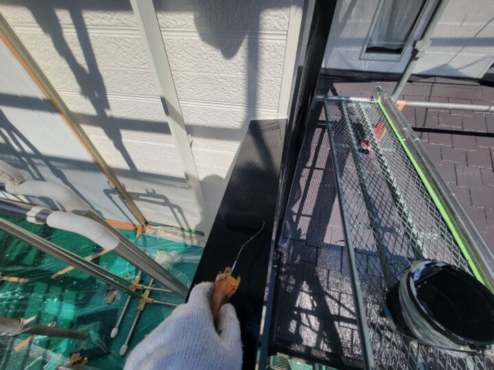 【上塗り】笠木