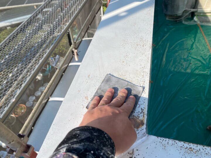 【下地処理】笠木