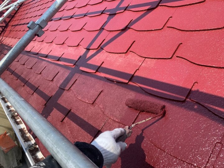 【上塗り】屋根