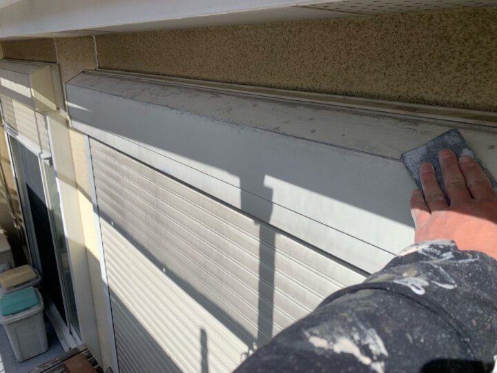 【下地処理】シャッターボックス