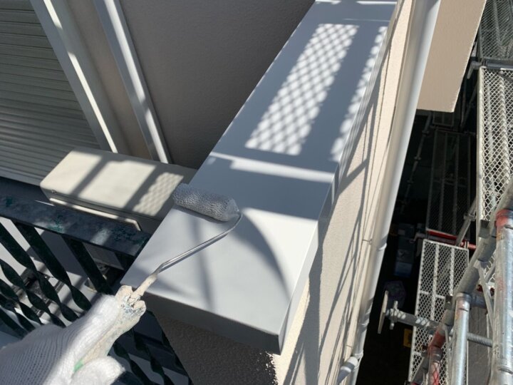 【上塗り】笠木