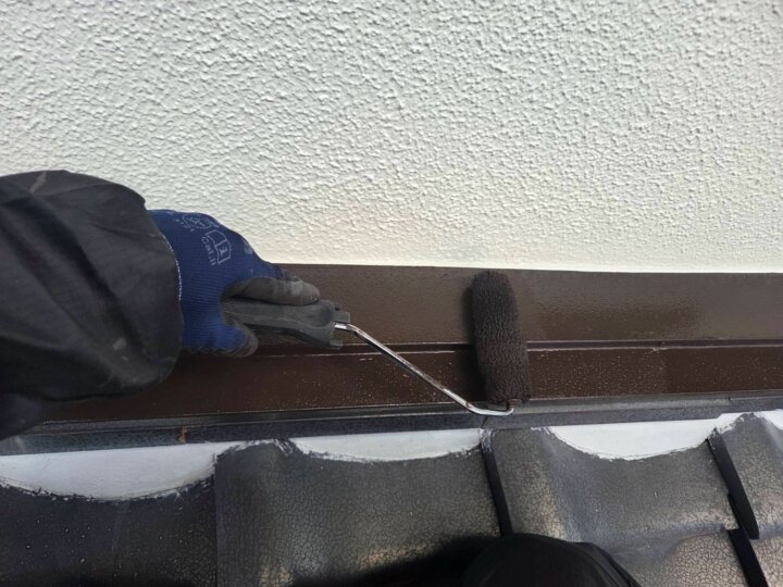 【上塗り】水切り