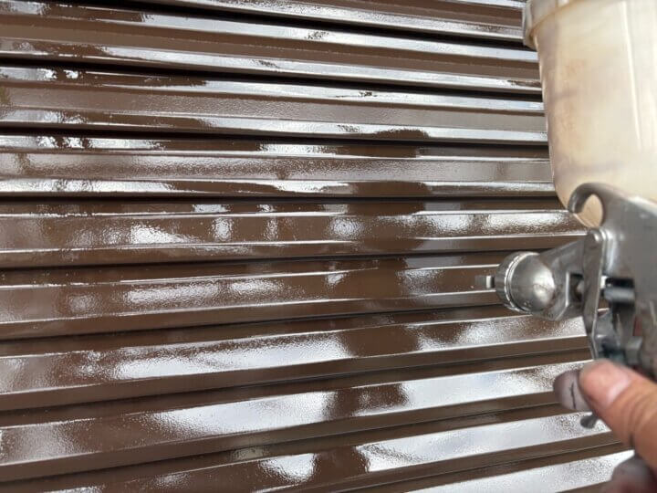 【上塗り】雨戸