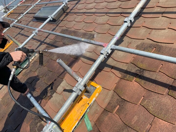 【高圧洗浄】屋根