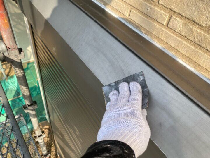 【下地処理】シャッターボックス