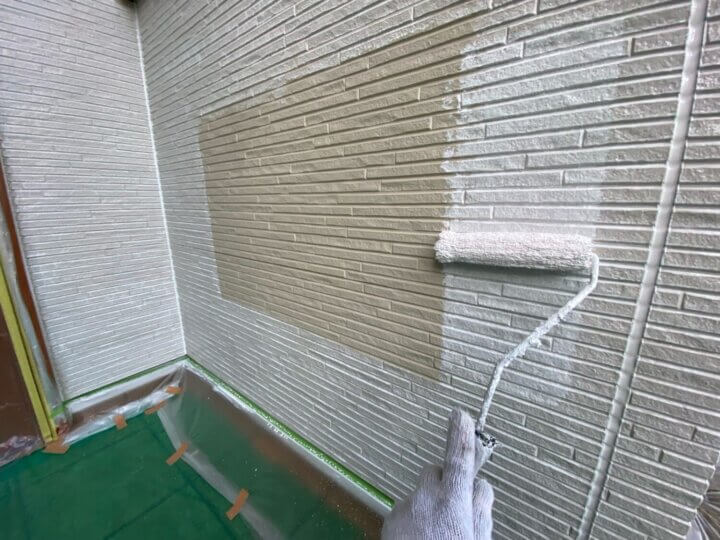 【下塗り】外壁