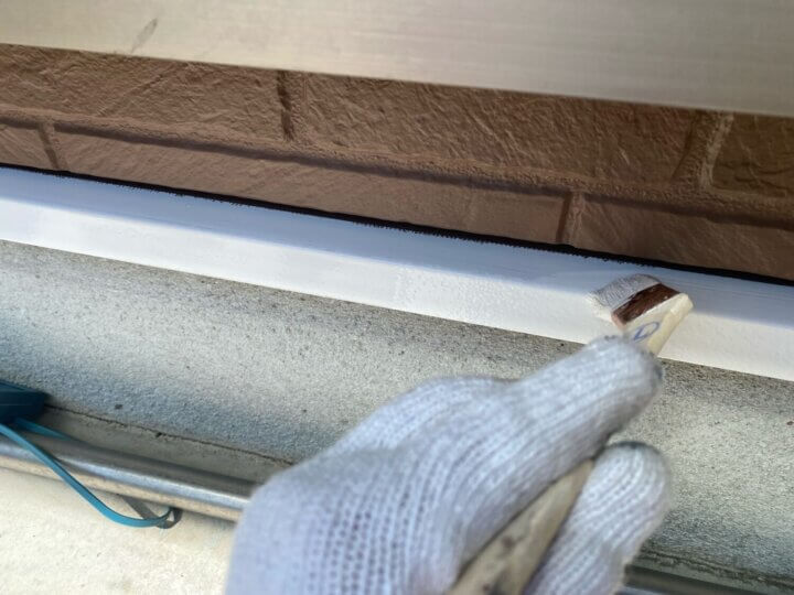 【上塗り】水切り