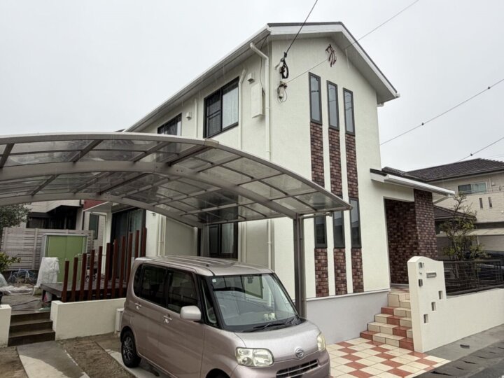 福岡県春日市【30坪】外壁塗装