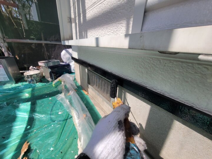 【上塗り】水切り