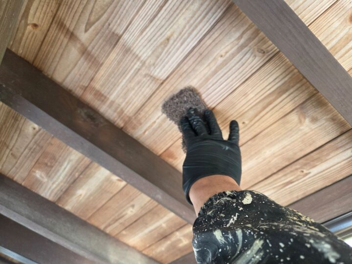 【下地処理】軒天井