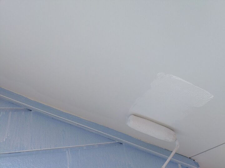 【上塗り】軒天井