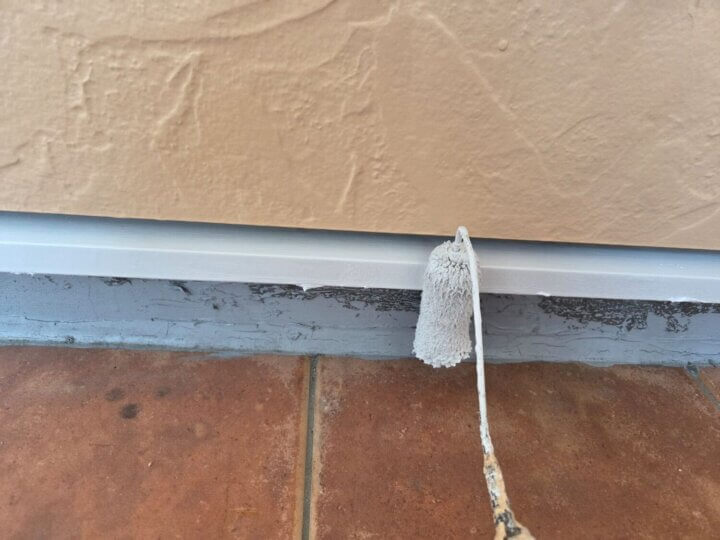 【上塗り】水切り