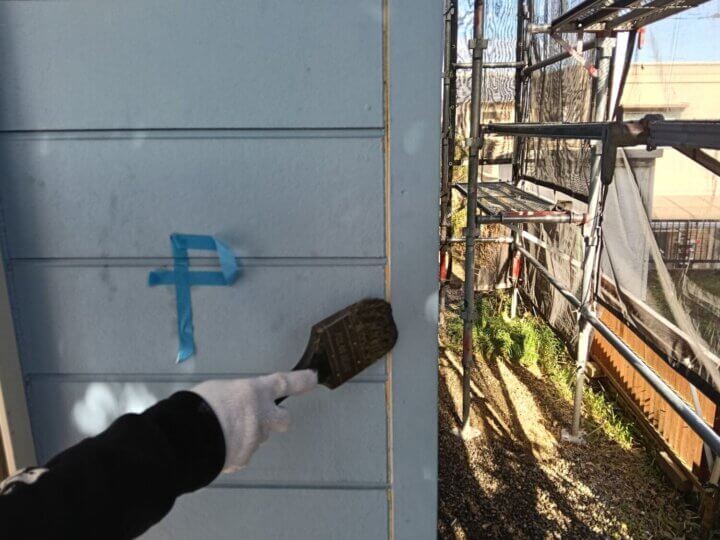 【撤去後清掃】板間目地コーキング