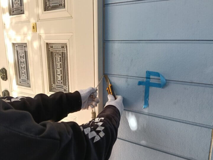 【撤去】建具廻りコーキング