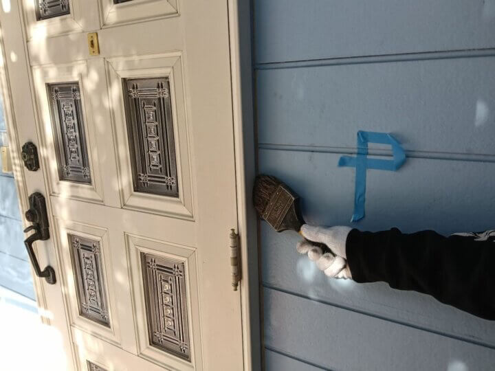 【撤去後清掃】建具廻りコーキング