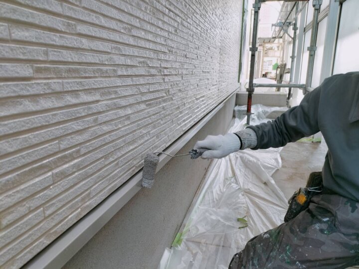 【上塗り】水切り