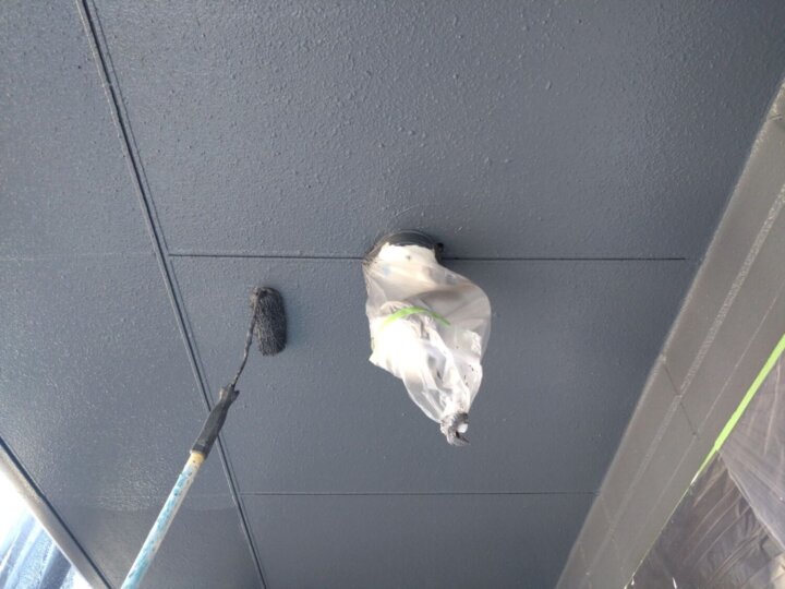 【上塗り】軒天井