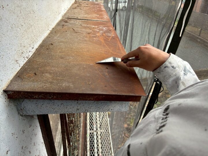 【下地処理】庇