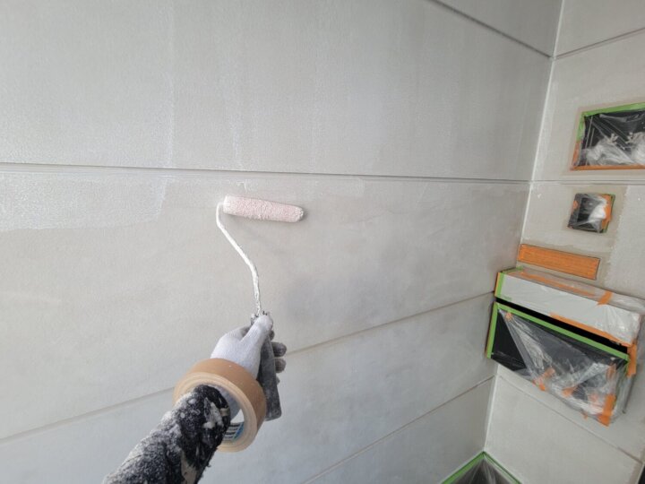 【下塗り】外壁