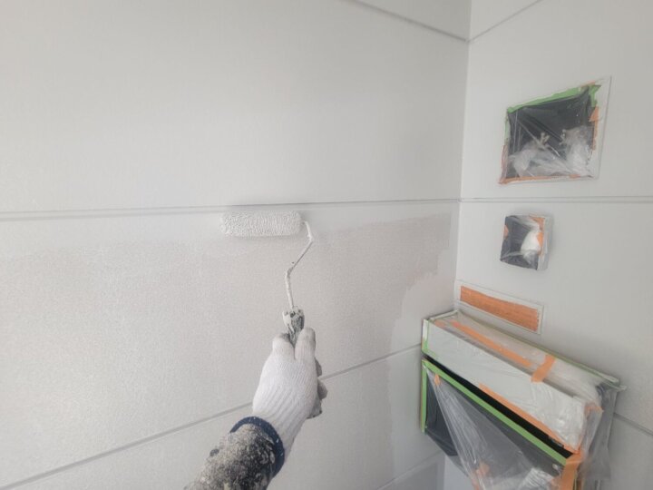 【中塗り】外壁