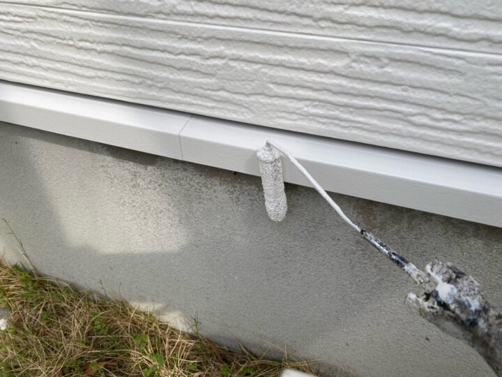 【上塗り】水切り