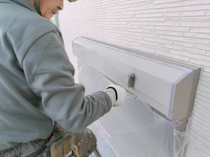 【上塗り】シャッターボックス