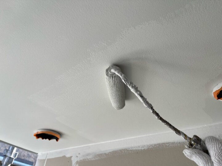 【上塗り】軒天井