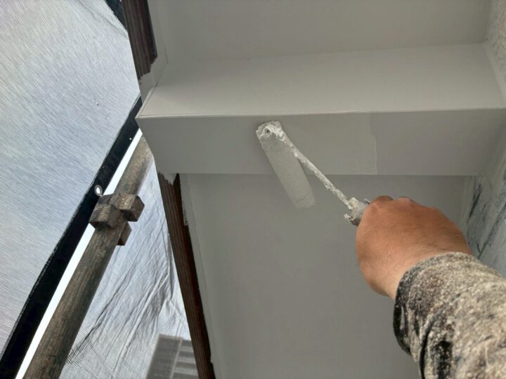 【上塗り】軒天井