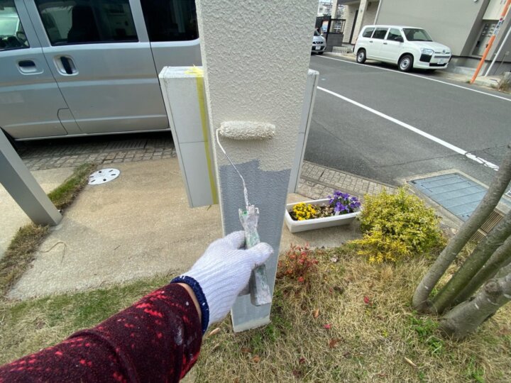 【中塗り】外構