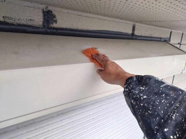 【下地処理】シャッターボックス