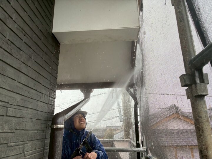 【高圧洗浄】軒天井