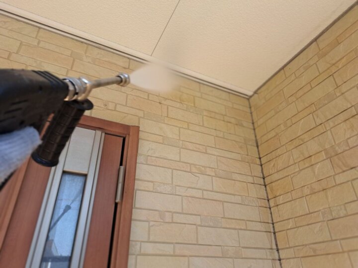 【高圧洗浄】軒天井