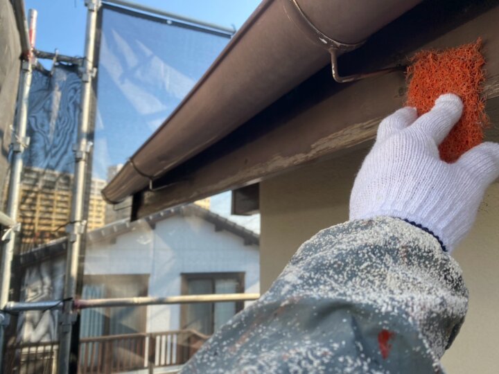 【下地処理】破風板