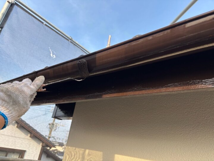 【上塗り】雨樋