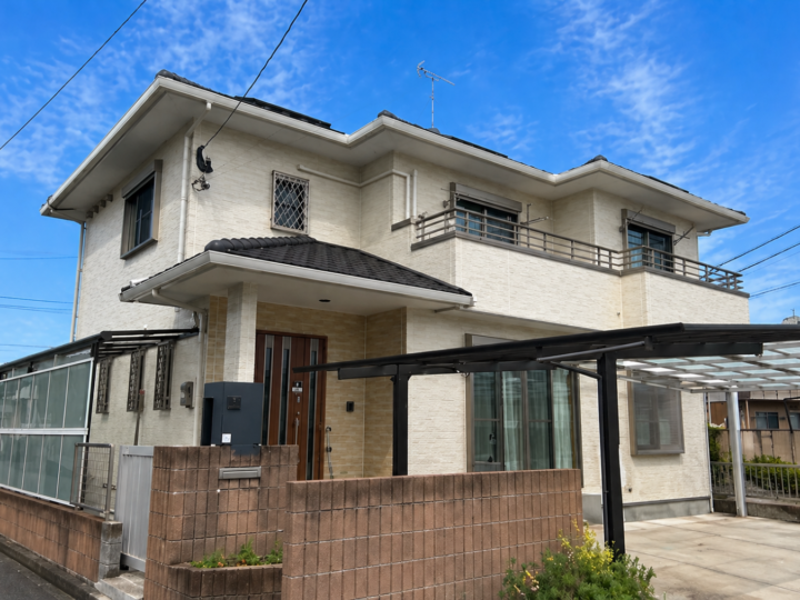 福岡県古賀市【40坪】外壁塗装