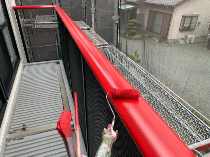 【上塗り】バルコニー