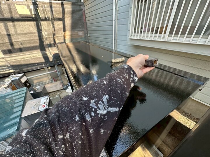 【上塗り】物置