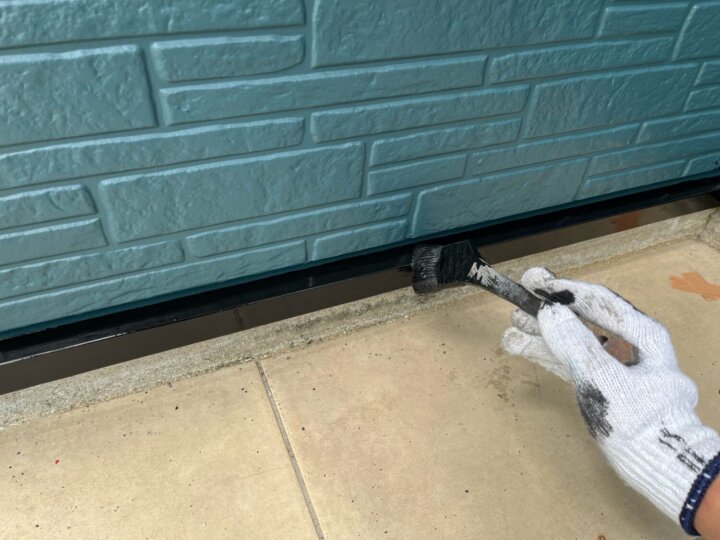 【上塗り】水切り