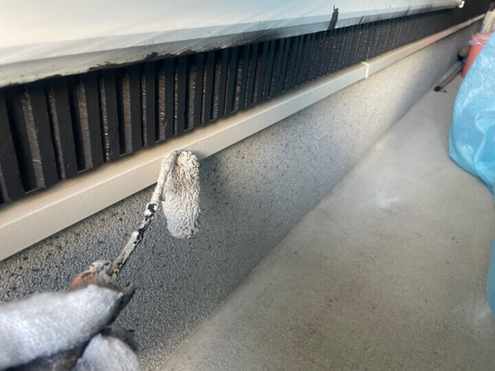 【上塗り】水切り