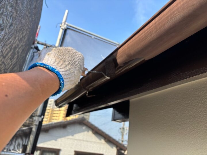 【中塗り】雨樋