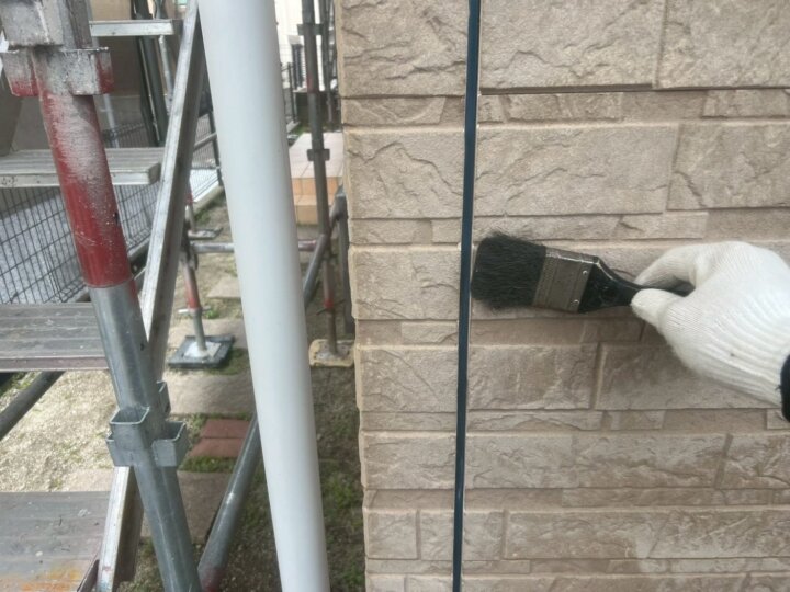 【撤去後清掃】板間目地コーキング