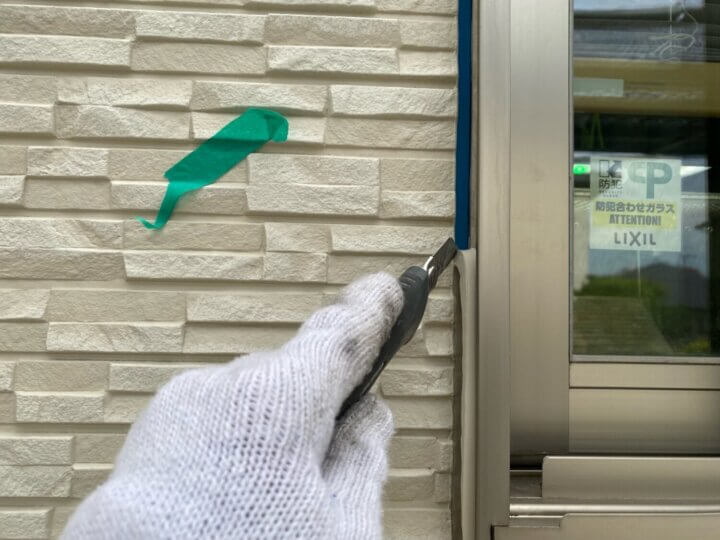 【撤去】建具廻りコーキング