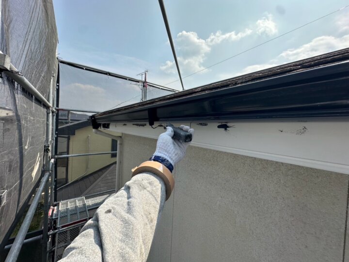 【上塗り】雨樋