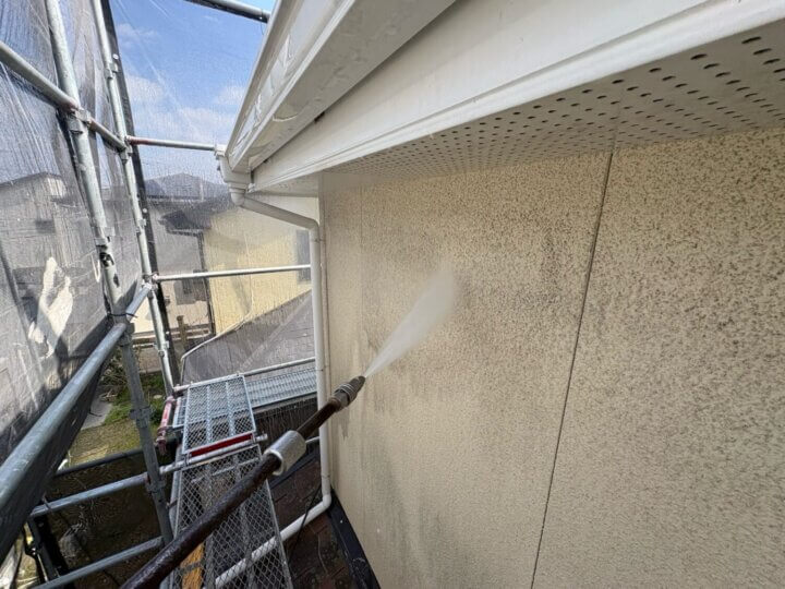 【高圧洗浄】外壁