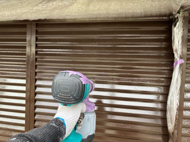 【上塗り】雨戸