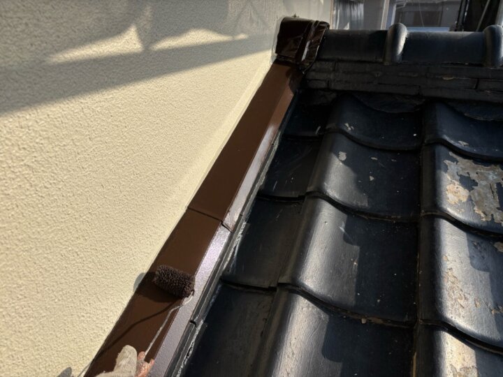 【上塗り】水切り