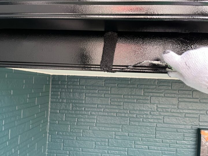 【上塗り】破風板