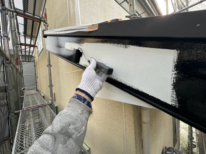 【中塗り】破風板