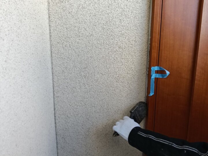 【撤去後清掃】建具廻りコーキング