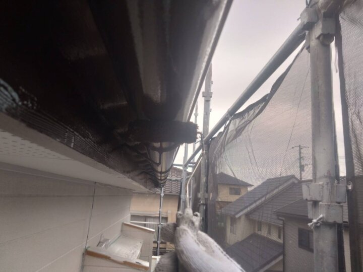 【上塗り】雨樋